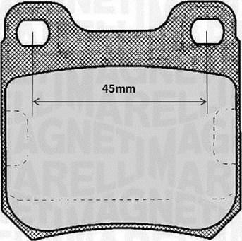 Magneti Marelli 363916060368 - Komplet Pločica, disk-kočnica www.molydon.hr