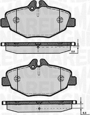 Magneti Marelli 363916060318 - Komplet Pločica, disk-kočnica www.molydon.hr