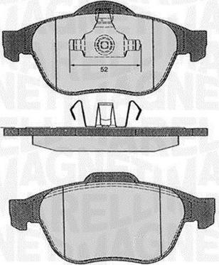 Magneti Marelli 363916060383 - Komplet Pločica, disk-kočnica www.molydon.hr