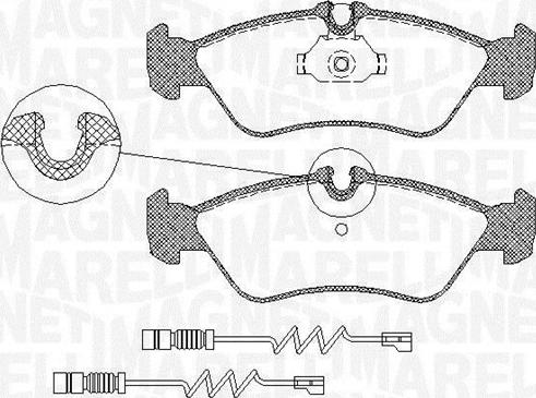 Magneti Marelli 363916060323 - Komplet Pločica, disk-kočnica www.molydon.hr