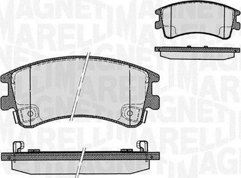 Magneti Marelli 363916060295 - Komplet Pločica, disk-kočnica www.molydon.hr