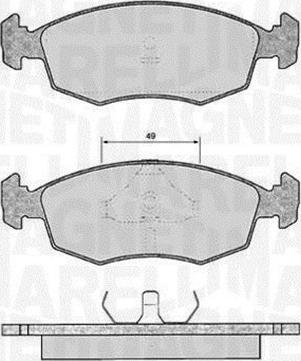 Magneti Marelli 363916060249 - Komplet Pločica, disk-kočnica www.molydon.hr