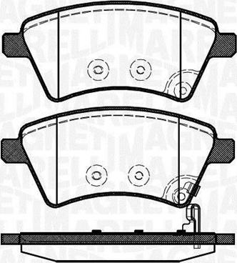 Magneti Marelli 363916060241 - Komplet Pločica, disk-kočnica www.molydon.hr