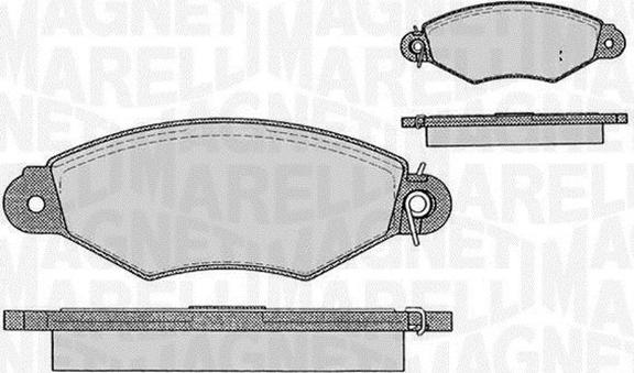 Magneti Marelli 363916060200 - Komplet Pločica, disk-kočnica www.molydon.hr