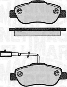 Magneti Marelli 363916060215 - Komplet Pločica, disk-kočnica www.molydon.hr