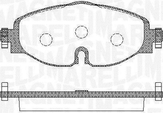 Magneti Marelli 363916060716 - Komplet Pločica, disk-kočnica www.molydon.hr