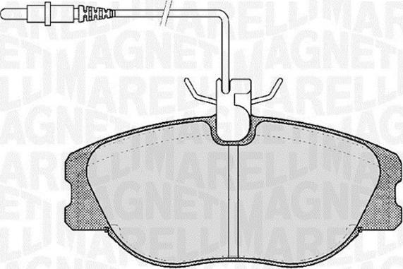 Magneti Marelli 363916060787 - Komplet Pločica, disk-kočnica www.molydon.hr