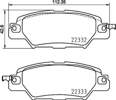 Magneti Marelli 363700449053 - Komplet Pločica, disk-kočnica www.molydon.hr