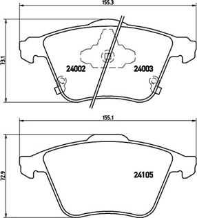 Magneti Marelli 363700449038 - Komplet Pločica, disk-kočnica www.molydon.hr