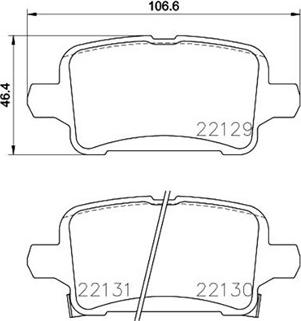 Magneti Marelli 363700459090 - Komplet Pločica, disk-kočnica www.molydon.hr