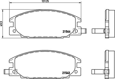 Magneti Marelli 363700459015 - Komplet Pločica, disk-kočnica www.molydon.hr