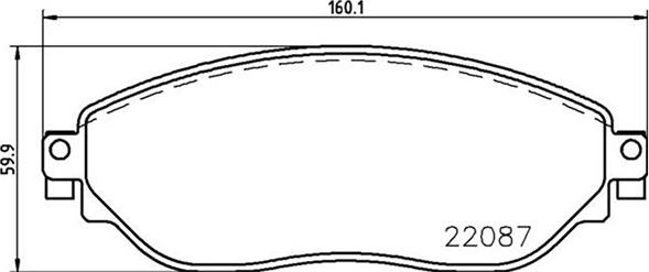 Magneti Marelli 363700459082 - Komplet Pločica, disk-kočnica www.molydon.hr