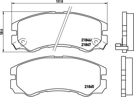 Magneti Marelli 363700459020 - Komplet Pločica, disk-kočnica www.molydon.hr