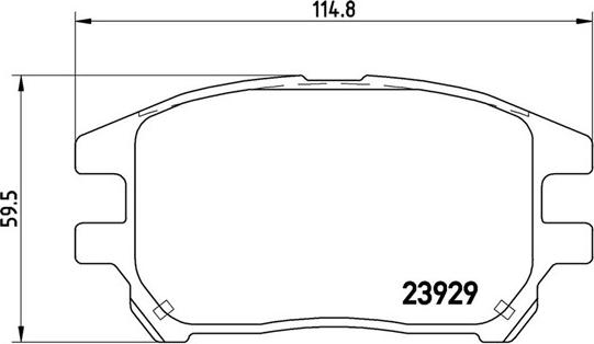 Magneti Marelli 363700456050 - Komplet Pločica, disk-kočnica www.molydon.hr