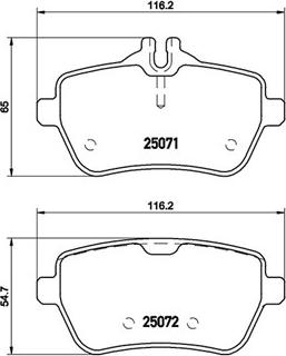 Magneti Marelli 363700450103 - Komplet Pločica, disk-kočnica www.molydon.hr