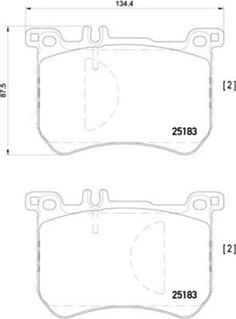 Magneti Marelli 363700450111 - Komplet Pločica, disk-kočnica www.molydon.hr