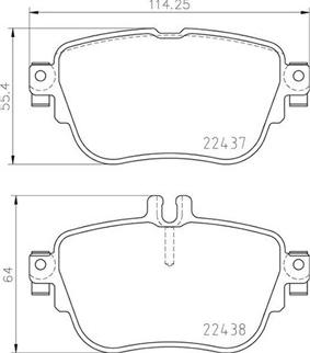 Magneti Marelli 363700450136 - Komplet Pločica, disk-kočnica www.molydon.hr