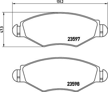 Magneti Marelli 363700461063 - Komplet Pločica, disk-kočnica www.molydon.hr