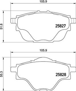 Magneti Marelli 363700461124 - Komplet Pločica, disk-kočnica www.molydon.hr