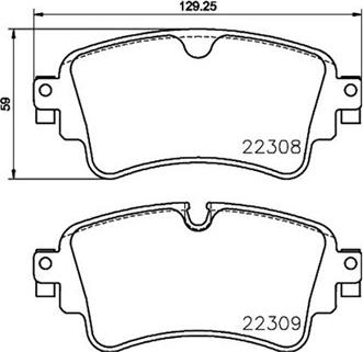 Magneti Marelli 363700485154 - Komplet Pločica, disk-kočnica www.molydon.hr