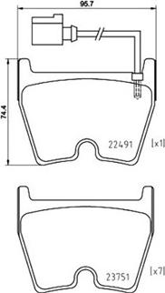 Magneti Marelli 363700485152 - Komplet Pločica, disk-kočnica www.molydon.hr