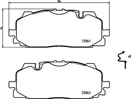 Valeo 671595 - Komplet Pločica, disk-kočnica www.molydon.hr