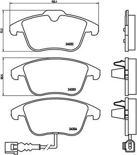 Magneti Marelli 363700485112 - Komplet Pločica, disk-kočnica www.molydon.hr