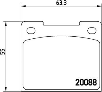 Magneti Marelli 363700486001 - Komplet Pločica, disk-kočnica www.molydon.hr