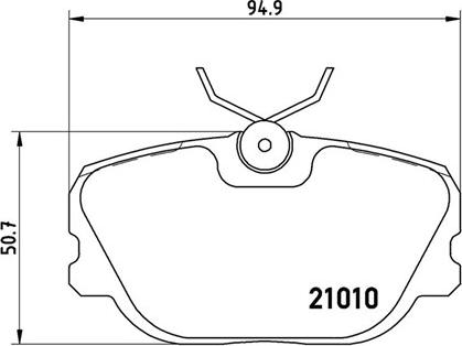 Magneti Marelli 363700486011 - Komplet Pločica, disk-kočnica www.molydon.hr