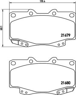 Magneti Marelli 363700483069 - Komplet Pločica, disk-kočnica www.molydon.hr