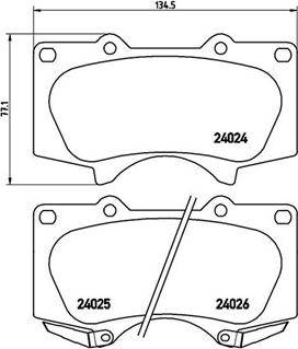 Magneti Marelli 363700483066 - Komplet Pločica, disk-kočnica www.molydon.hr