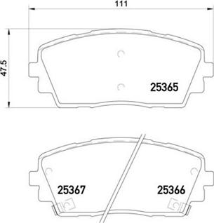 Magneti Marelli 363700430053 - Komplet Pločica, disk-kočnica www.molydon.hr