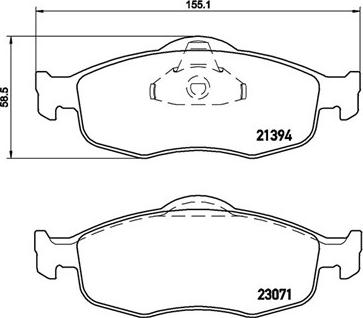 Magneti Marelli 363700424037 - Komplet Pločica, disk-kočnica www.molydon.hr