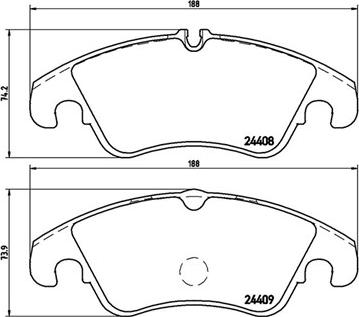 Magneti Marelli 363700424074 - Komplet Pločica, disk-kočnica www.molydon.hr