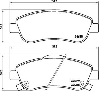 Magneti Marelli 363700428045 - Komplet Pločica, disk-kočnica www.molydon.hr