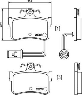 Magneti Marelli 363700428015 - Komplet Pločica, disk-kočnica www.molydon.hr