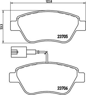 Magneti Marelli 363700423085 - Komplet Pločica, disk-kočnica www.molydon.hr