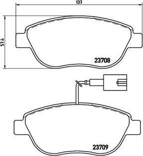 Magneti Marelli 363700423087 - Komplet Pločica, disk-kočnica www.molydon.hr