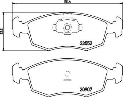 Magneti Marelli 363700423079 - Komplet Pločica, disk-kočnica www.molydon.hr