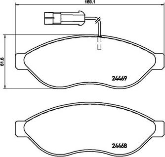 Magneti Marelli 363700423144 - Komplet Pločica, disk-kočnica www.molydon.hr