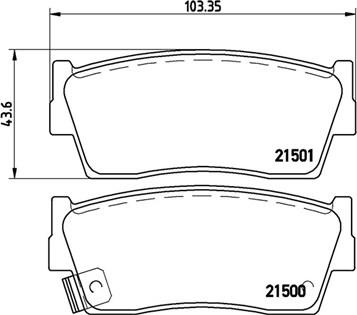 Magneti Marelli 363700479006 - Komplet Pločica, disk-kočnica www.molydon.hr