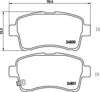 Magneti Marelli 363700479021 - Komplet Pločica, disk-kočnica www.molydon.hr