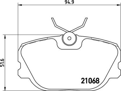 Magneti Marelli 363700471004 - Komplet Pločica, disk-kočnica www.molydon.hr