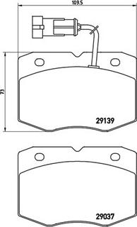 Magneti Marelli 363700506019 - Komplet Pločica, disk-kočnica www.molydon.hr