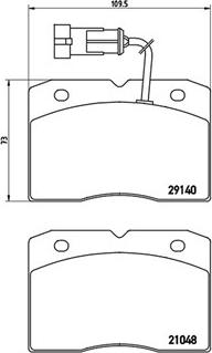 Magneti Marelli 363700506020 - Komplet Pločica, disk-kočnica www.molydon.hr