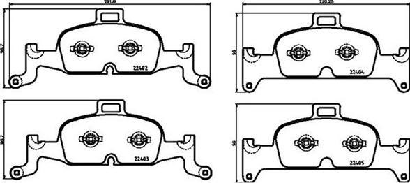 Magneti Marelli 363700585164 - Komplet Pločica, disk-kočnica www.molydon.hr