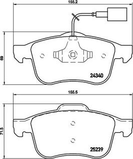 Magneti Marelli 363700523132 - Komplet Pločica, disk-kočnica www.molydon.hr