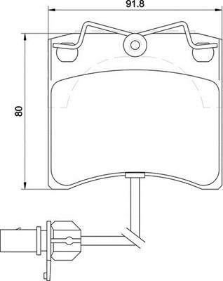 Magneti Marelli 363710205129 - Komplet Pločica, disk-kočnica www.molydon.hr