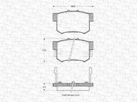 Magneti Marelli 363702160543 - Komplet Pločica, disk-kočnica www.molydon.hr