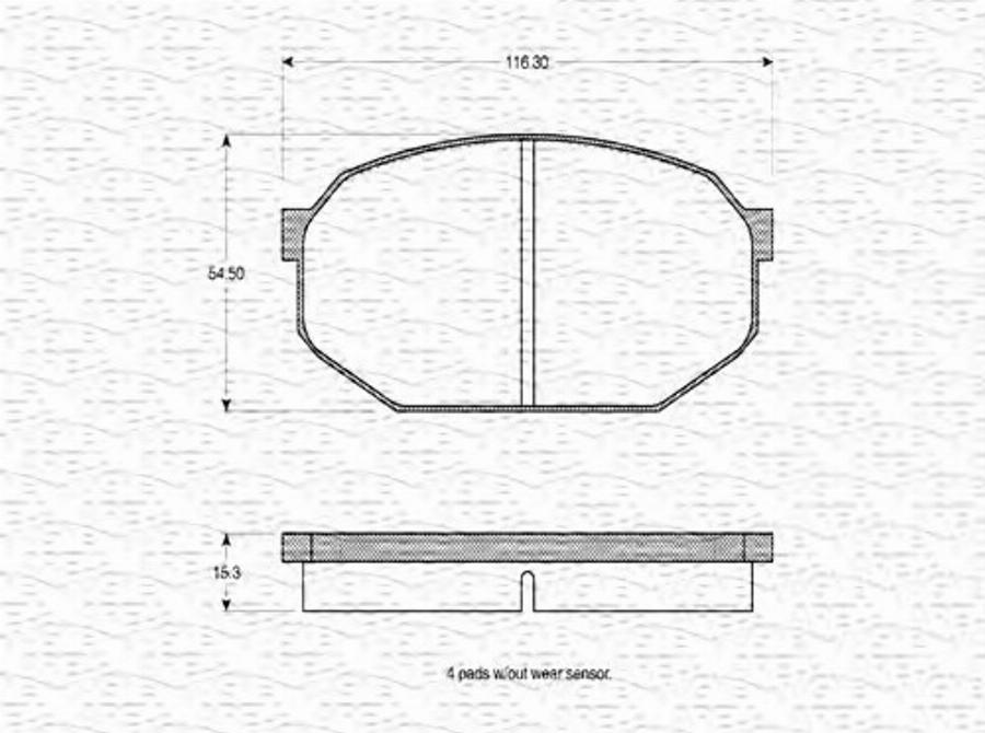 Magneti Marelli 363702160691 - Komplet Pločica, disk-kočnica www.molydon.hr